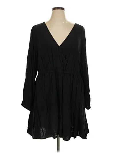 Pre-owned Ava & Viv Casual Dress In Black