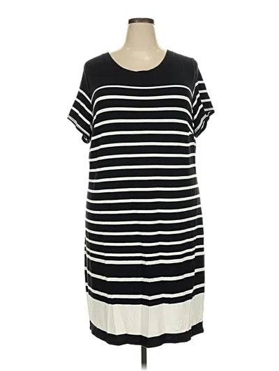 Pre-owned Ava & Viv Casual Dress In Black