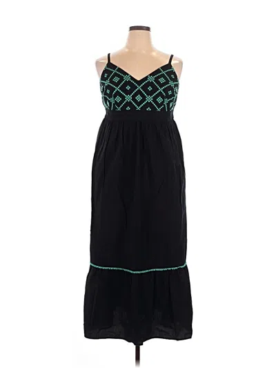 Pre-owned Ava & Viv Casual Dress In Black