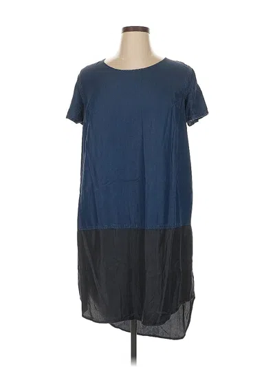 Pre-owned Ava & Viv Casual Dress In Blue