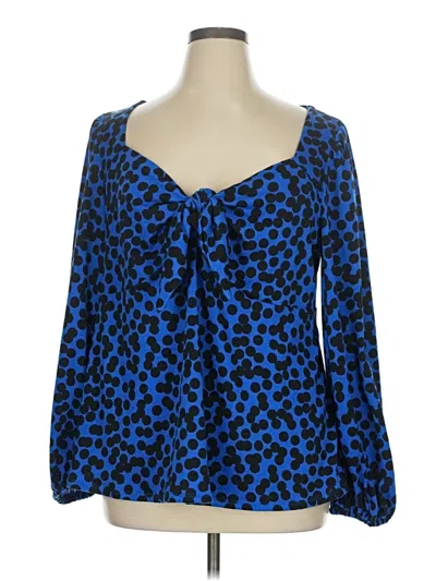 Pre-owned Ava & Viv Casual Dress In Blue