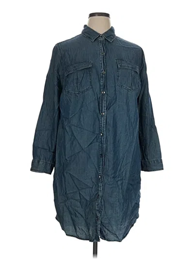 Pre-owned Ava & Viv Casual Dress In Blue