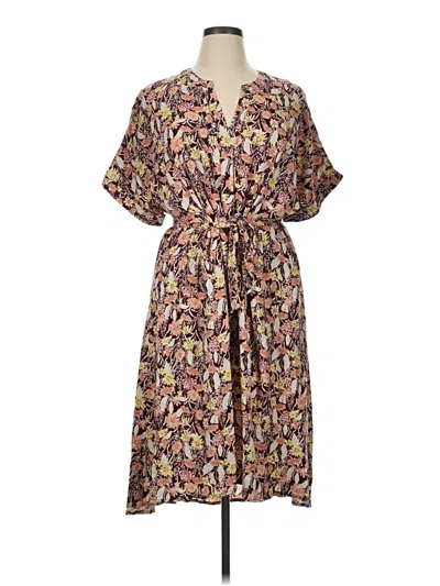 Pre-owned Ava & Viv Casual Dress In Brown