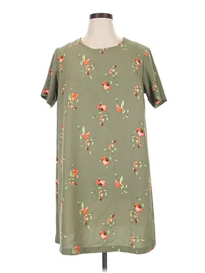 Pre-owned Ava & Viv Casual Dress In Green
