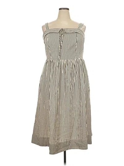 Pre-owned Ava & Viv Casual Dress In Ivory