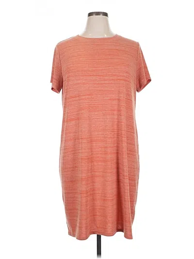 Pre-owned Ava & Viv Casual Dress In Orange
