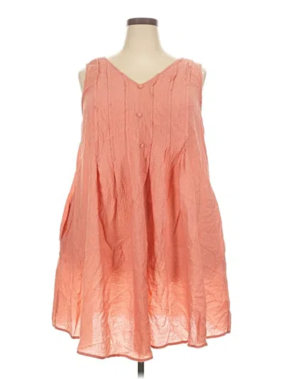 Pre-owned Ava & Viv Casual Dress In Orange