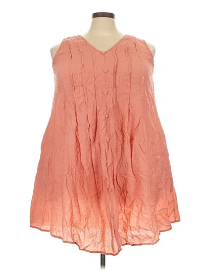 Pre-owned Ava & Viv Casual Dress In Orange