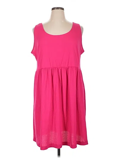 Pre-owned Ava & Viv Casual Dress In Pink