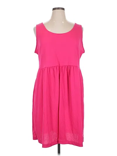 Pre-owned Ava & Viv Casual Dress In Pink