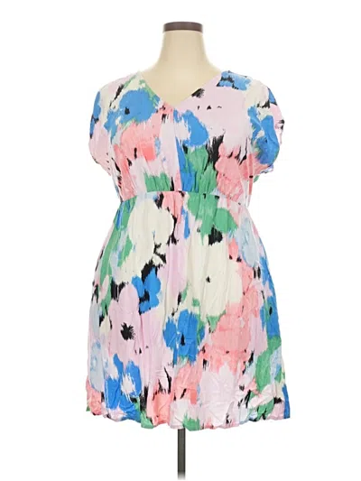 Pre-owned Ava & Viv Casual Dress In Pink