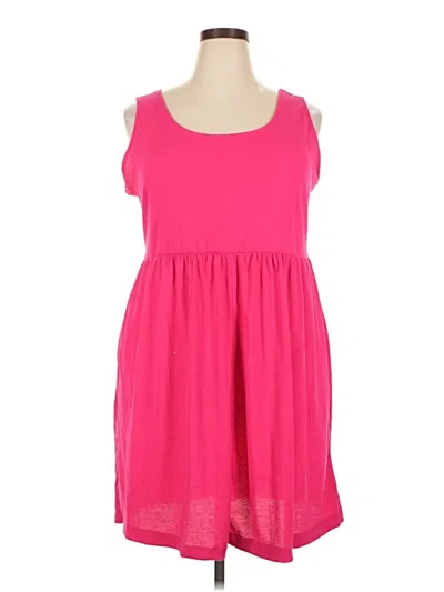 Pre-owned Ava & Viv Casual Dress In Pink