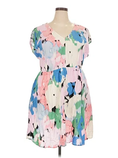 Pre-owned Ava & Viv Casual Dress In Pink