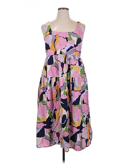 Pre-owned Ava & Viv Casual Dress In Purple