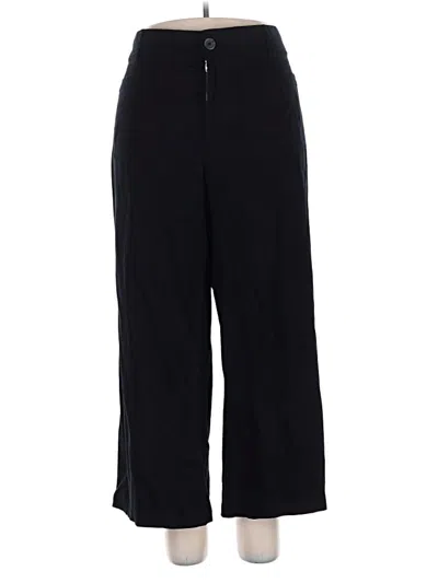 Pre-owned Ava & Viv Casual Pants In Black