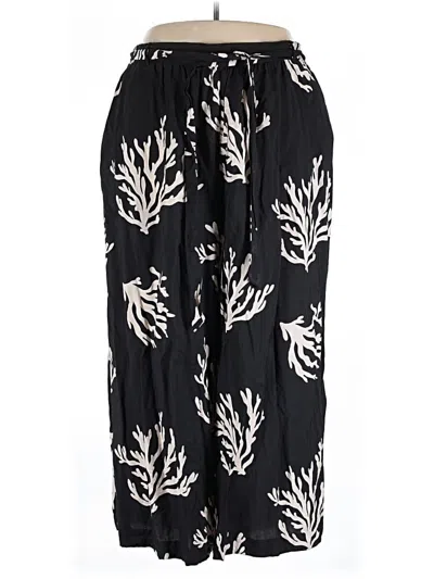 Pre-owned Ava & Viv Casual Pants In Black