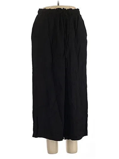 Pre-owned Ava & Viv Casual Pants In Black
