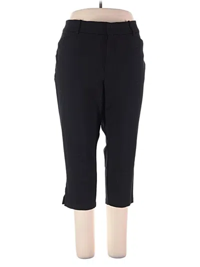 Pre-owned Ava & Viv Casual Pants In Black
