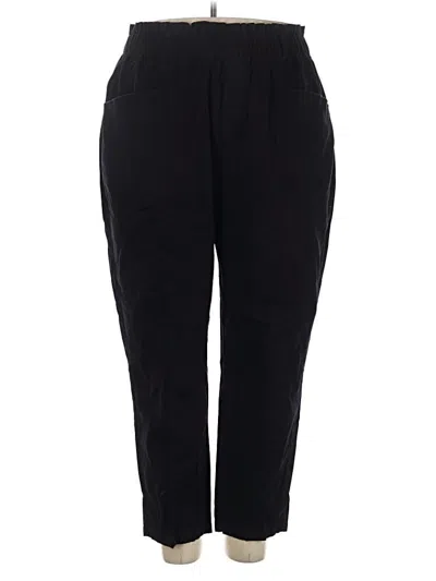Pre-owned Ava & Viv Casual Pants In Black