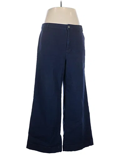 Pre-owned Ava & Viv Casual Pants In Blue