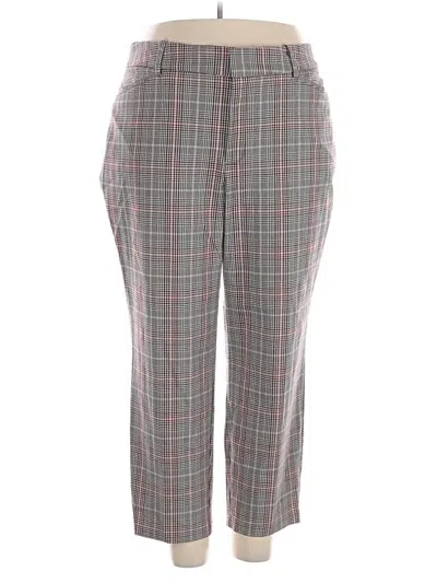 Pre-owned Ava & Viv Casual Pants In Gray