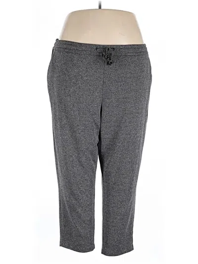 Pre-owned Ava & Viv Casual Pants In Gray