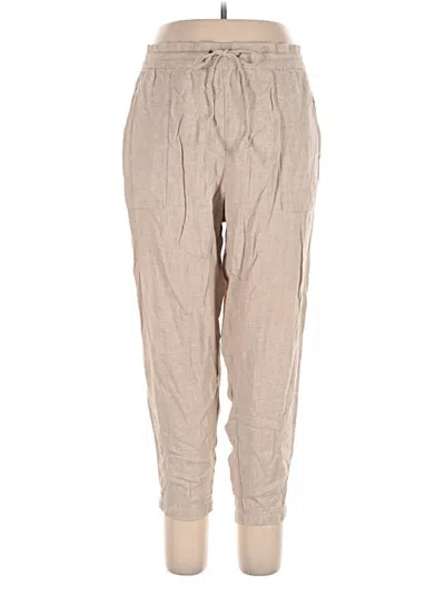 Pre-owned Ava & Viv Casual Pants In Tan