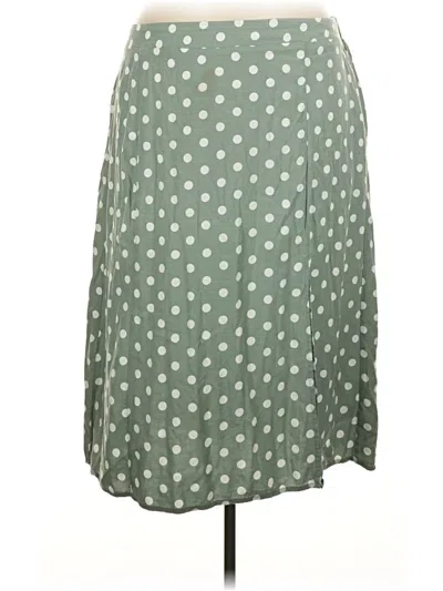 Pre-owned Ava & Viv Casual Skirt In Green