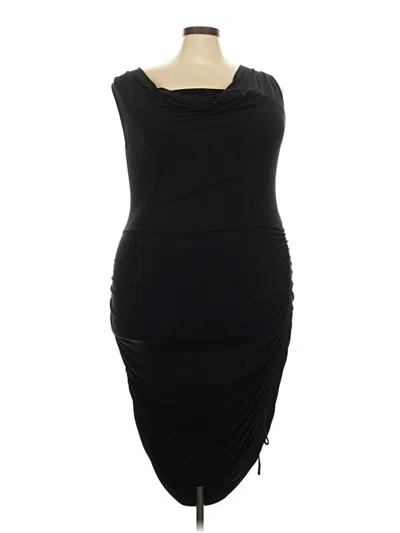 Pre-owned Ava & Viv Cocktail Dress In Black