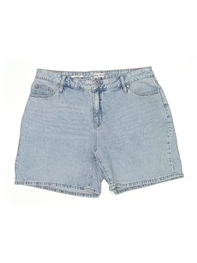 Pre-owned Ava & Viv Denim Shorts In Blue