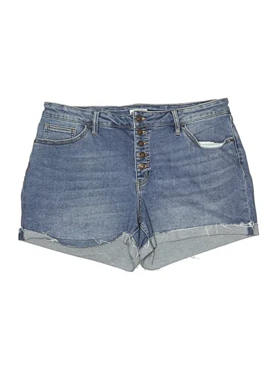 Pre-owned Ava & Viv Denim Shorts In Blue