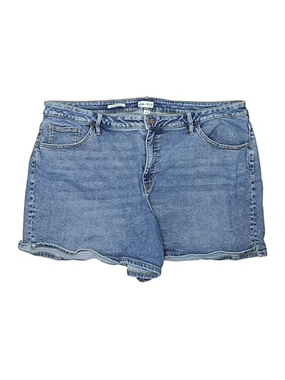 Pre-owned Ava & Viv Denim Shorts In Blue