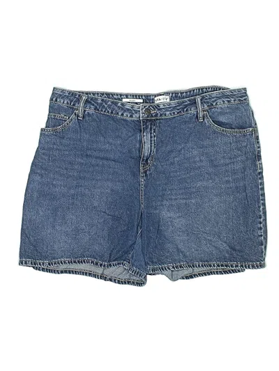 Pre-owned Ava & Viv Denim Shorts In Blue