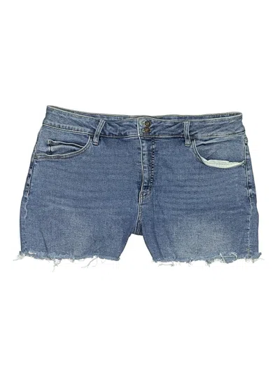 Pre-owned Ava & Viv Denim Shorts In Blue