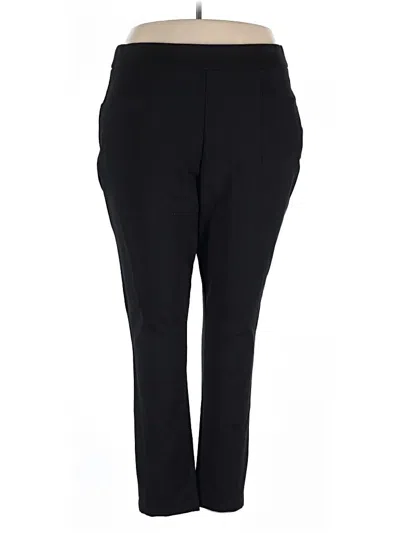 Pre-owned Ava & Viv Dress Pants In Black