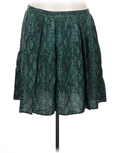 Pre-owned Ava & Viv Formal Skirt In Teal
