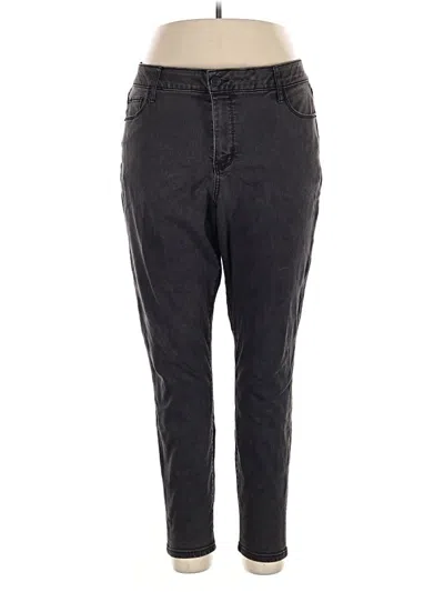 Pre-owned Ava & Viv Jeans In Black
