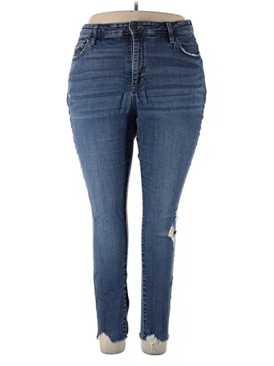 Pre-owned Ava & Viv Jeans In Blue