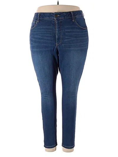 Pre-owned Ava & Viv Jeans In Blue