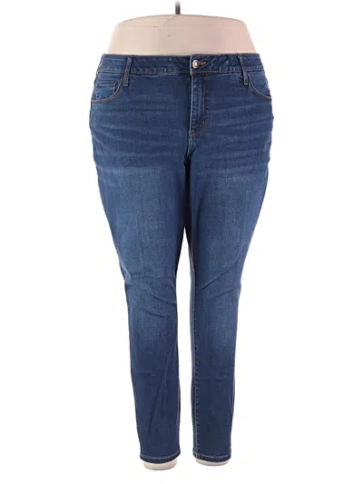 Pre-owned Ava & Viv Jeans In Blue