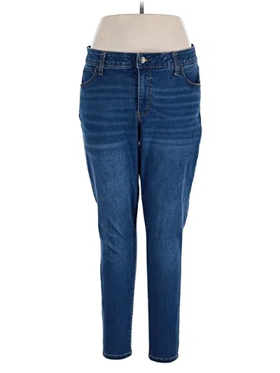 Pre-owned Ava & Viv Jeans In Blue