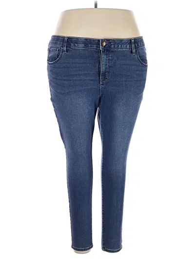 Pre-owned Ava & Viv Jeans In Blue
