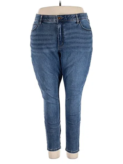 Pre-owned Ava & Viv Jeans In Blue