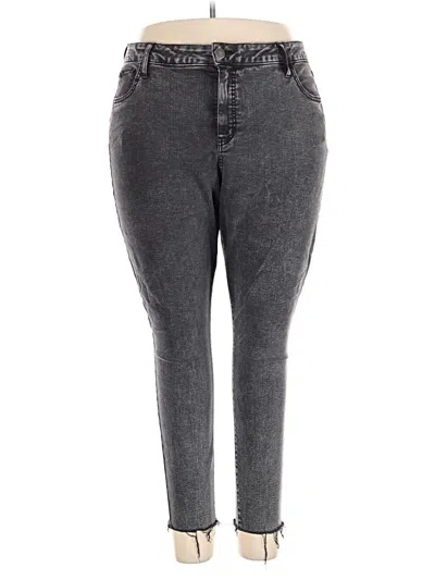 Pre-owned Ava & Viv Jeans In Gray