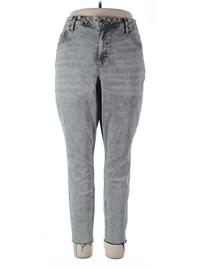 Pre-owned Ava & Viv Jeans In Gray