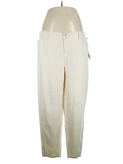 Pre-owned Ava & Viv Jeans In Ivory