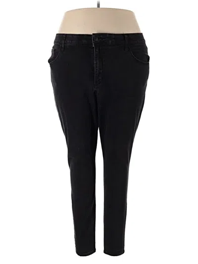 Pre-owned Ava & Viv Jeggings In Black
