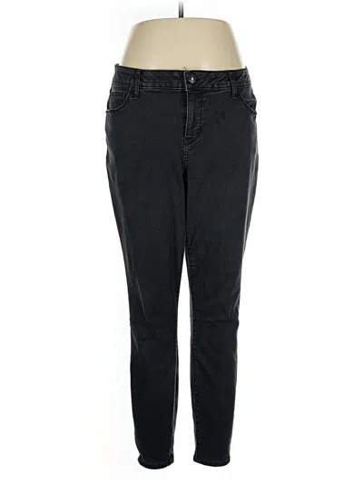 Pre-owned Ava & Viv Jeggings In Black