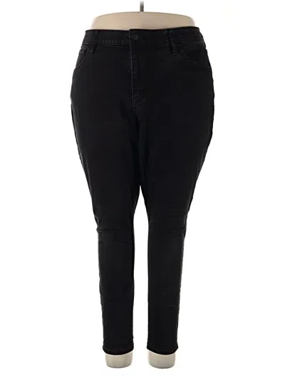 Pre-owned Ava & Viv Jeggings In Black