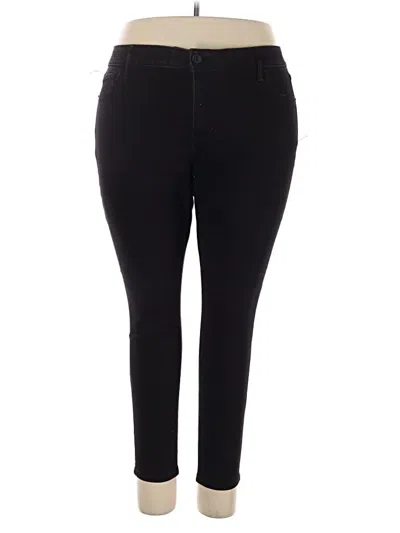 Pre-owned Ava & Viv Jeggings In Black